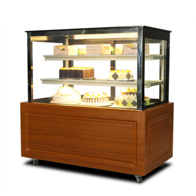 Commercial  3 tier bakery cake display showcase